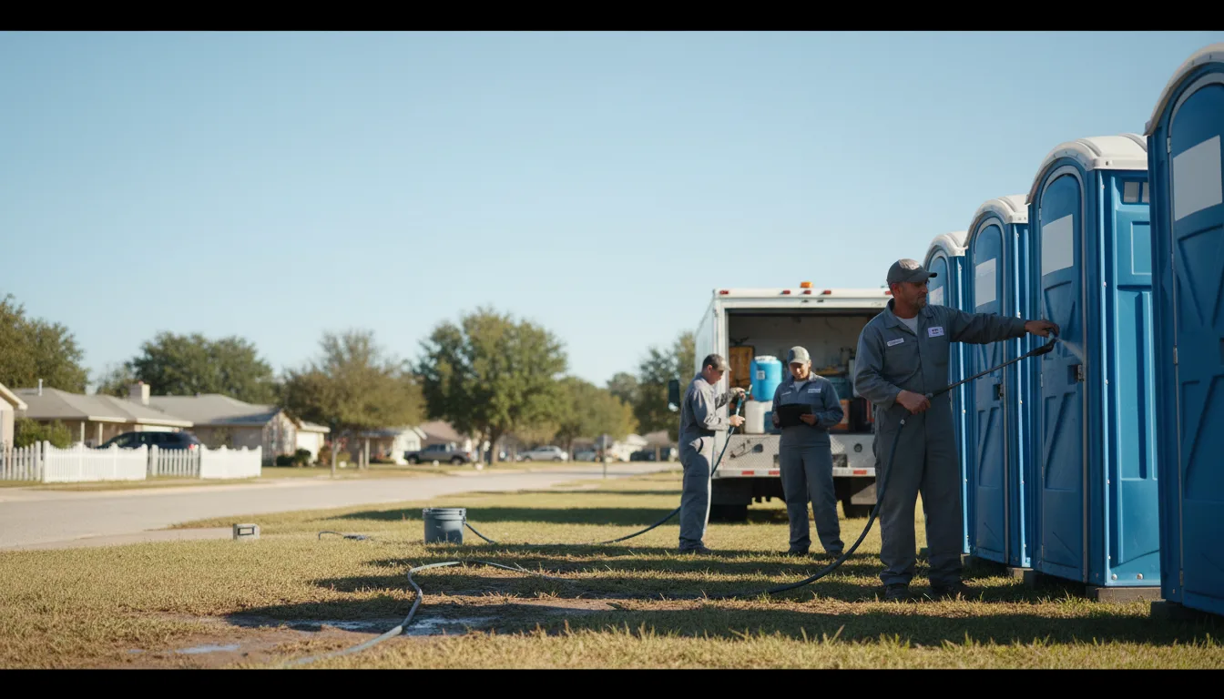 Long-Term Portable Toilet Rental in Sandia, TX near me
